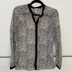 H&M Floral Button Down
